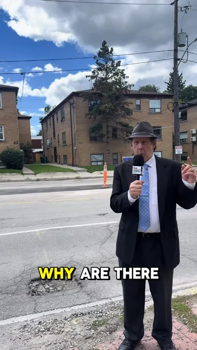 Vote for me in the coming election Il get rid of these potholes #toronto #potholes